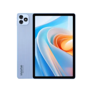 Tablet itel VistaTab 30s dengan layar 10.5 inci HD+, RAM 8GB, penyimpanan 128GB, dan baterai tahan lama.